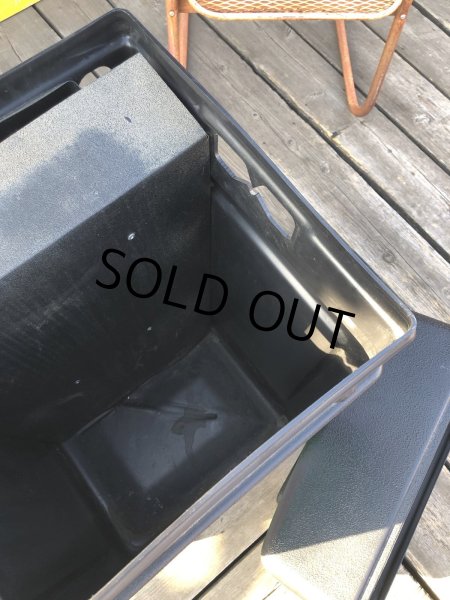 画像13: Vintage Sinclair Oil Gas Station Trash Can Unit (A136) (13)