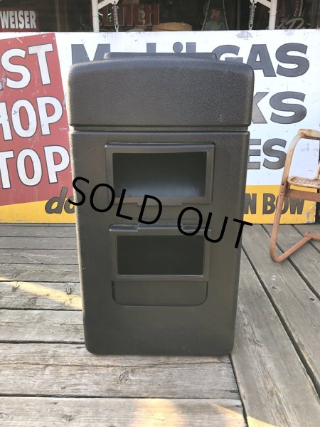 画像8: Vintage Sinclair Oil Gas Station Trash Can Unit (A136) (8)