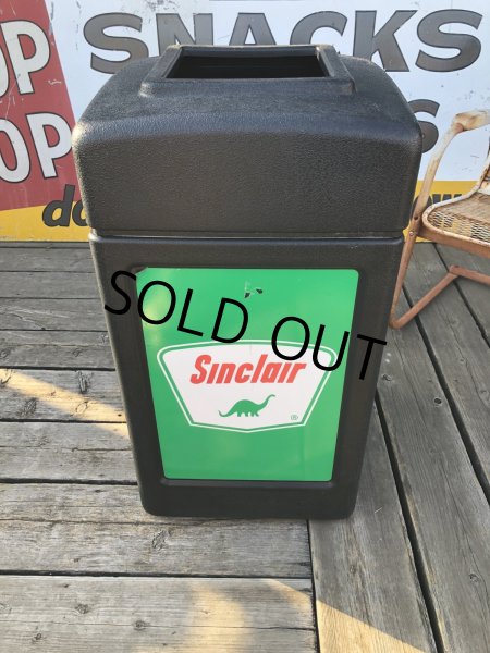 画像6: Vintage Sinclair Oil Gas Station Trash Can Unit (A136) (6)
