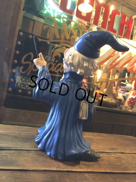 画像3: Vintage Disney Sword in the Stone Merlin Vinyl Doll Ledraplastic (A137)  (3)