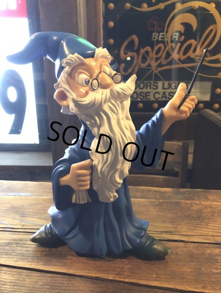 画像9: Vintage Disney Sword in the Stone Merlin Vinyl Doll Ledraplastic (A137)  (9)