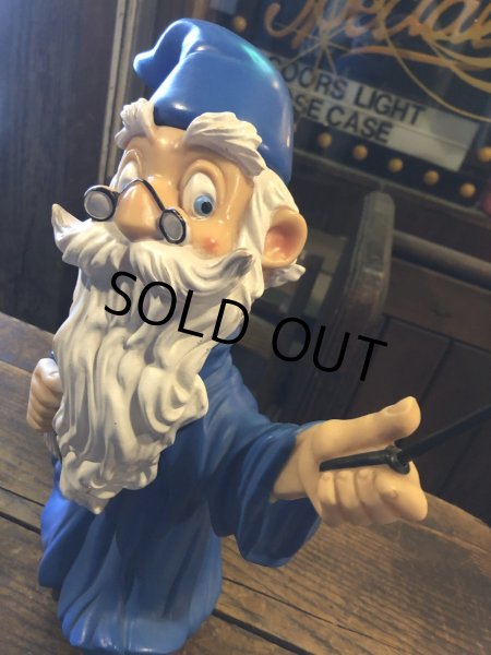 画像5: Vintage Disney Sword in the Stone Merlin Vinyl Doll Ledraplastic (A137)  (5)