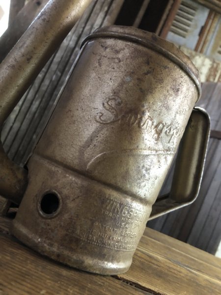 画像10: Vintage One Quart Oil Dispenser Jug Swing Pout (A140) (10)