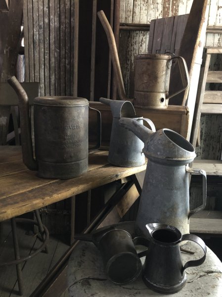 画像17: Vintage Half Gallon Oil Dispenser Jug Swing Pout (A141) (17)