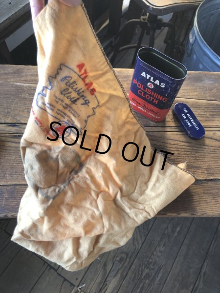 画像2: Vintage ATLAS Polishing Cloth Can (A154) (2)