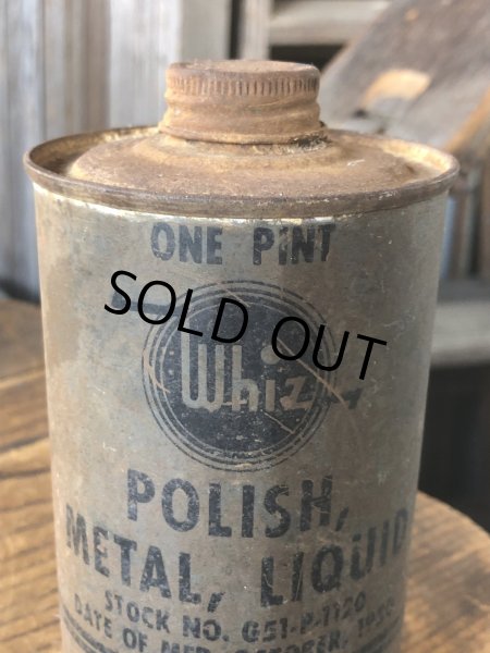 画像7: Vintage Oil Can Whiz Polish Metal Liquid (A155) (7)