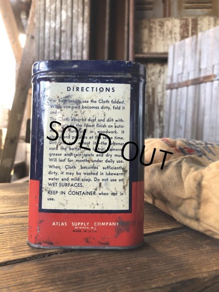 画像6: Vintage ATLAS Polishing Cloth Can (A154) (6)