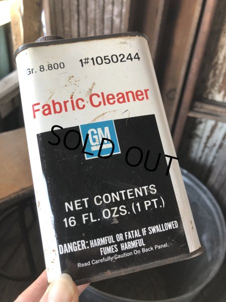 画像7: Vintage Oil Can GM Fabric Cleaner (A143) (7)