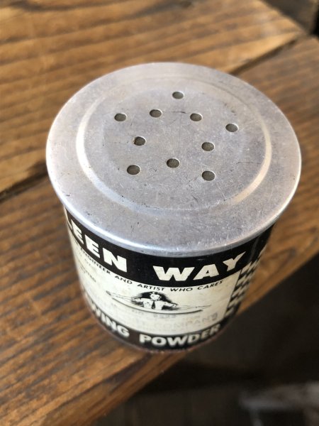画像6: Vintage Dieterich Post Co Drawing Powder Can (A156) (6)