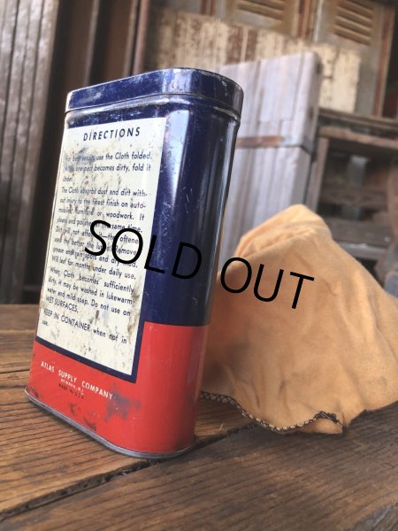 画像5: Vintage ATLAS Polishing Cloth Can (A154) (5)