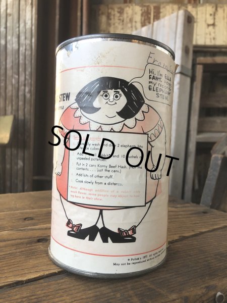 画像4: Vintage Can Ella Fant's Korny Beef Hash (A152) (4)