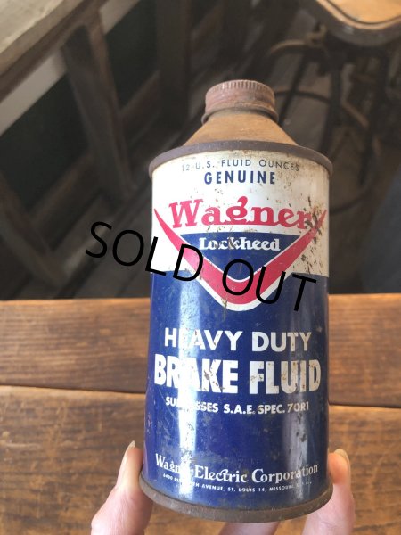 画像7: Vintage Oil Can Wagner Lockheed Heavy Duty Brake Fluid (A146) (7)
