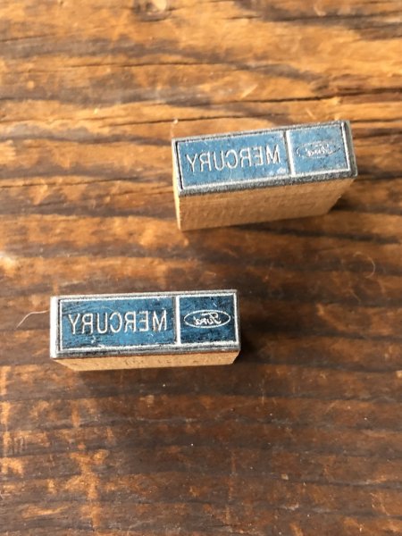 画像2: Vintage letterpress Printing Block FORD MERCURY 18 (A174)  (2)