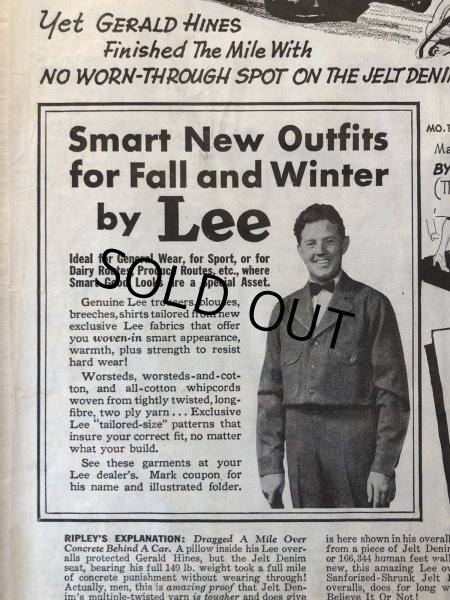 画像7: Vintage LEE WORK CLOTHES The H. D. Lee Company Magazine Advertising w/frame (A200) (7)