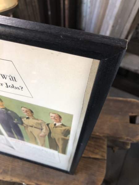 画像2: Vintage LEE WORK CLOTHES The H. D. Lee Company Magazine Advertising w/frame (A195) (2)