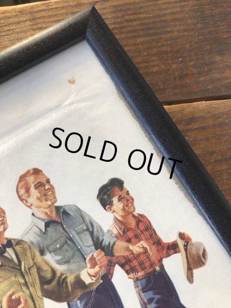 画像5: Vintage LEE WORK CLOTHES The H. D. Lee Company Magazine Advertising w/frame (A194) (5)