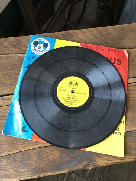 画像5: 50s Mickey mouse Club Walt Disney Uncle Remus 78 RPM Records (A201)  (5)