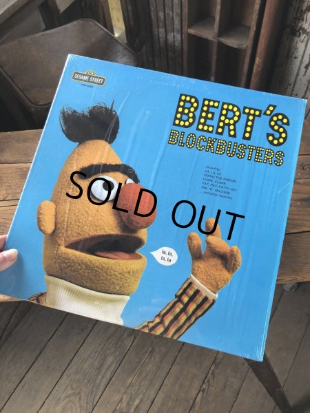 画像1: 70s Vintage LP Sesame Street Bert's Blockbusters (A206)  (1)