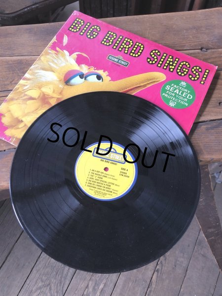 画像4: 70s Vintage LP Sesame Street Big Bird Sings! (A205)  (4)