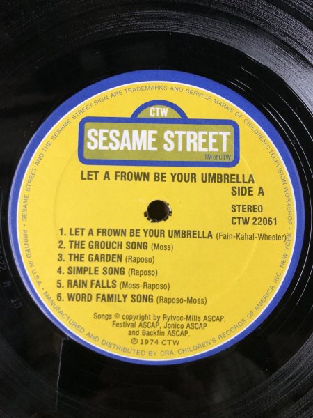 画像5: 70s Vintage LP Sesame Street OSCAR (A208)  (5)