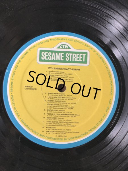 画像10: 70s Vintage LP Sesame Street 10TH ANNIVERSARY ALBUM (A204)  (10)