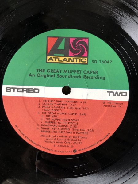 画像12: 80s Vintage LP The GREAT MUPPET CAPER (A203)  (12)