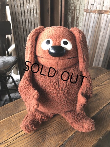 画像1: Vintage 1977 Fisher Prise Muppet Show Rowlf Hand Puppet Doll (A204) (1)
