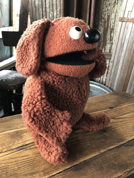 画像3: Vintage 1977 Fisher Prise Muppet Show Rowlf Hand Puppet Doll (A204) (3)