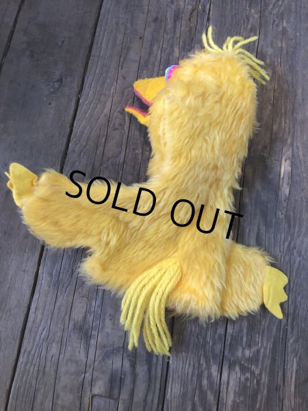 画像11: 80s Vintage Sesame Street Big Bird Hand Puppet Doll (A207) (11)