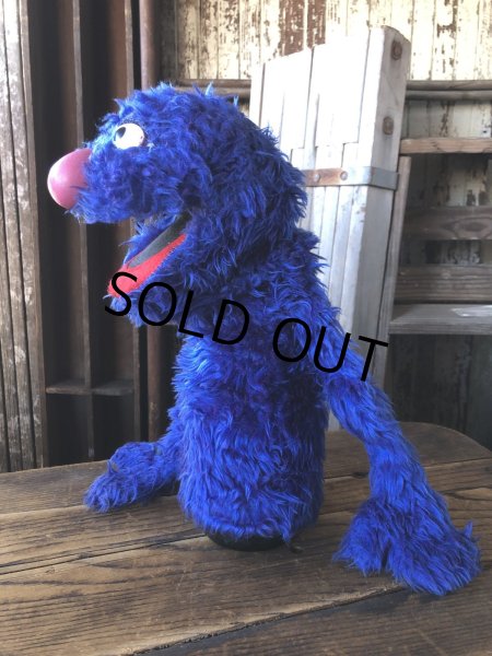 画像2: 70s Vintage Sesame Street Grover Hand Puppet Doll (A208) (2)