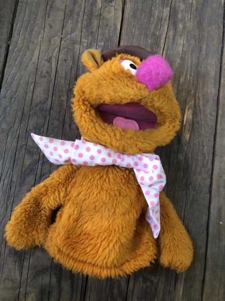 画像9: 70s Vintage Muppet Show Fozzie Bear Hand Puppet Doll (A205) (9)