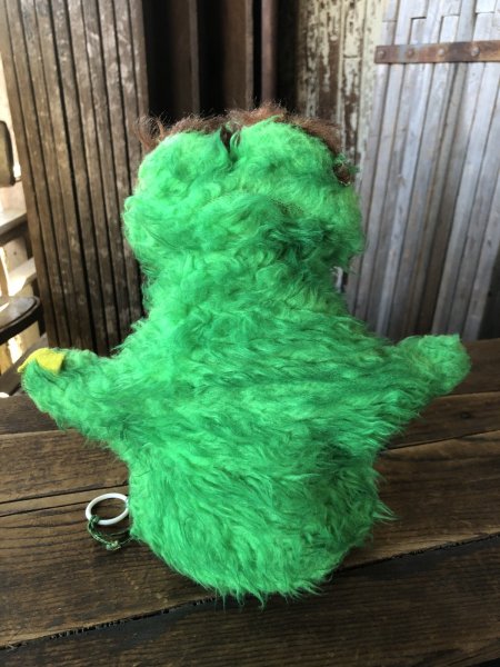 画像3: 70s Vintage Sesame Street Oscar The Grouch Hand Puppet Doll (A206) (3)