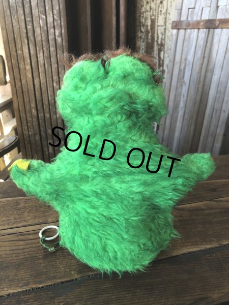 画像3: 70s Vintage Sesame Street Oscar The Grouch Hand Puppet Doll (A206) (3)