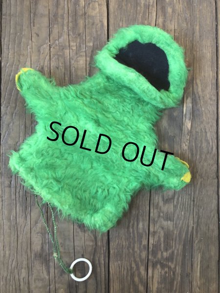 画像10: 70s Vintage Sesame Street Oscar The Grouch Hand Puppet Doll (A206) (10)