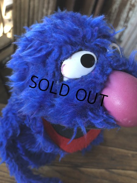 画像5: 70s Vintage Sesame Street Grover Hand Puppet Doll (A208) (5)