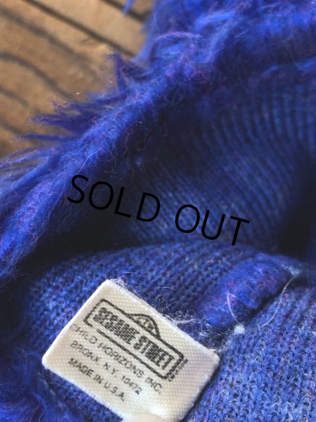 画像13: 70s Vintage Sesame Street Grover Hand Puppet Doll (A208) (13)