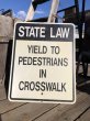 画像6: Vintage Road Sign STATE LAW (A212) (6)