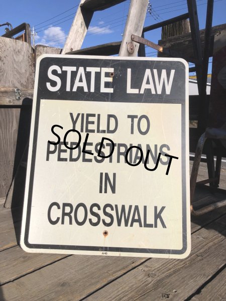 画像6: Vintage Road Sign STATE LAW (A212) (6)