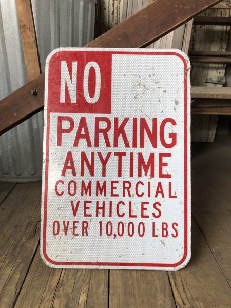 画像1: Vintage Road Sign NO PARKING ANY TIME ...  (A218) (1)