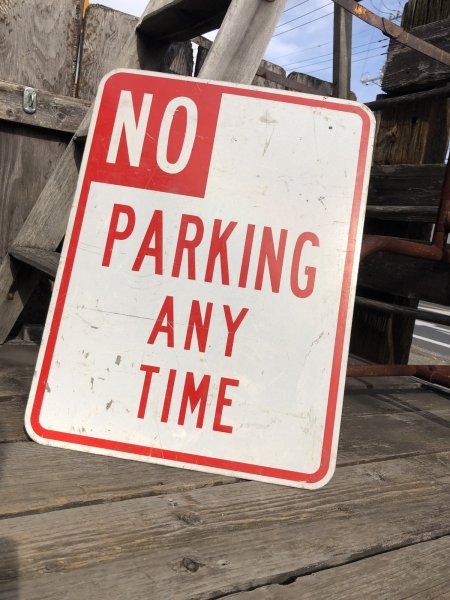 画像7: Vintage Road Sign NO PARKING ANY TIME (A216) (7)