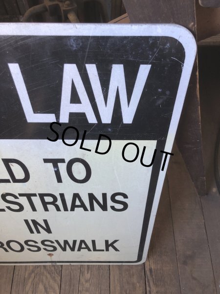 画像4: Vintage Road Sign STATE LAW (A212) (4)