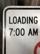 画像5: Vintage Road Sign LOADING ZONE ONLY (A214) (5)