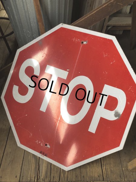 画像7: Vintage Road Sign STOP (A210) (7)