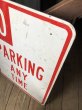 画像4: Vintage Road Sign NO PARKING ANY TIME (A216) (4)
