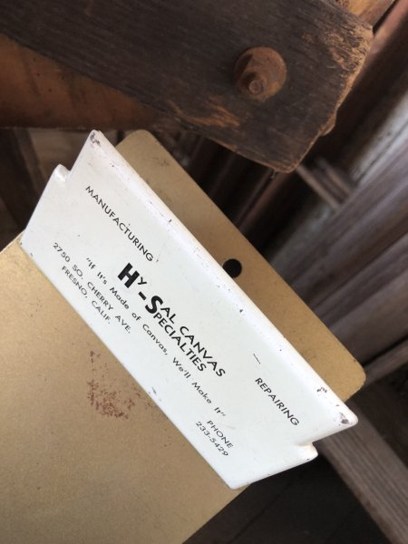 画像11: Vintage USA Metal Clipboard HY-SAL CANVAS SPECIALTIES (A222) (11)
