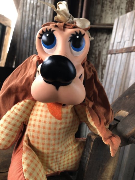 画像10: 60s Vintage T Bone Dog Pull String Plush Doll by Matte (A226) (10)