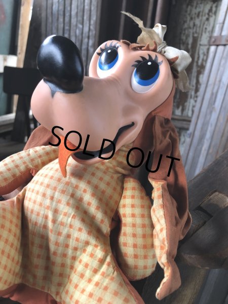 画像11: 60s Vintage T Bone Dog Pull String Plush Doll by Matte (A226) (11)