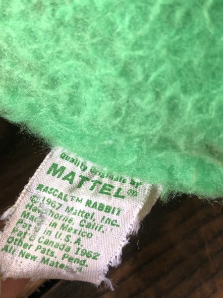 画像6: 60s Vintage Rascal Rabbit Pull String Plush Doll by Mattel (A223) (6)