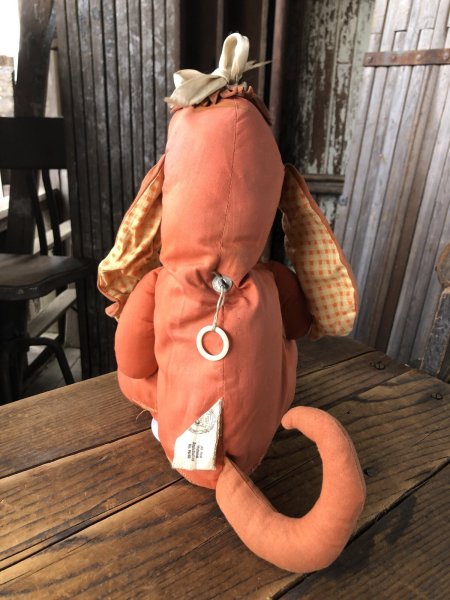 画像3: 60s Vintage T Bone Dog Pull String Plush Doll by Matte (A226) (3)