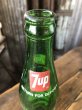 画像9: 70s Vintage 7UP Soda Green Glass Bottle 16FL OZ (A232)  (9)